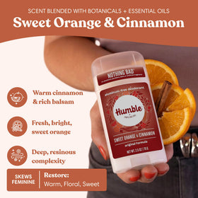 HUMBLE SIMPLE AND TRUE clear ingredient label highlighting simple formula