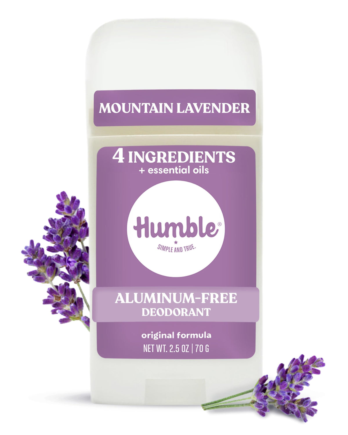 HUMBLE Mountain Lavender front packaging showing clean design and scent