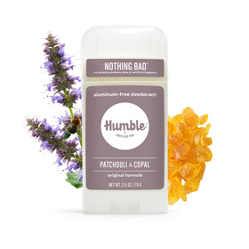 HUMBLE SIMPLE AND TRUE product in hand demonstrating easy application benefit