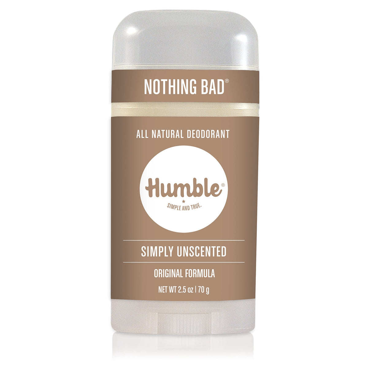 HUMBLE travel-ready stick in bag for on-the-go freshness