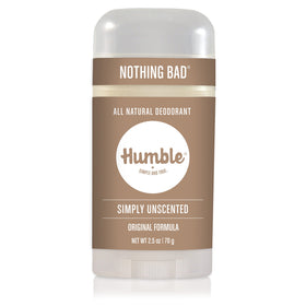 HUMBLE travel-ready stick in bag for on-the-go freshness