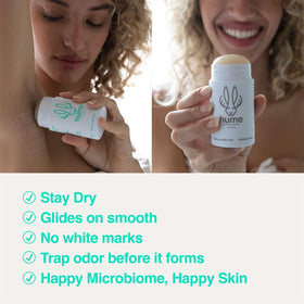 HUME SUPERNATURAL ingredients label closeup highlighting plant‑based formula