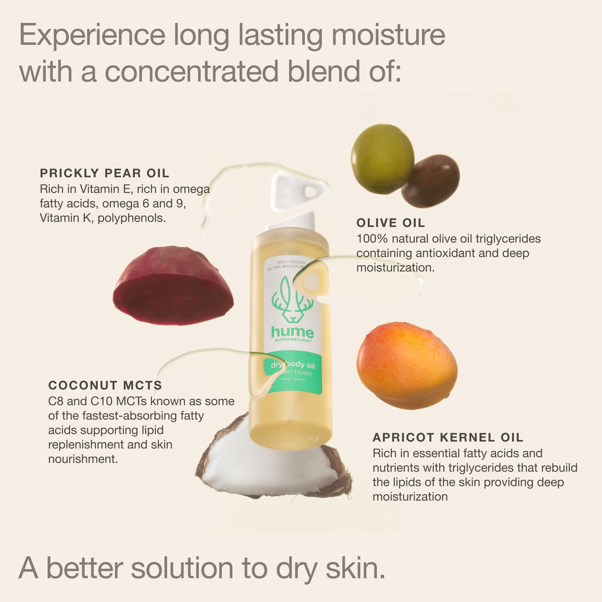 HUME SUPERNATURAL applied after shower on damp skin for long-lasting hydration