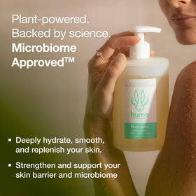 HUME SUPERNATURAL gel texture close-up highlighting hydrating formula