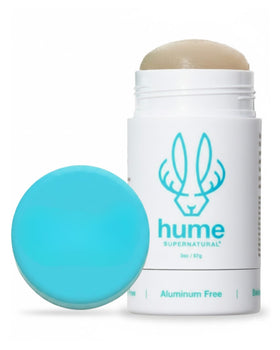 HUME SUPERNATURAL front packaging showing clear stick and After Rain scent benefit