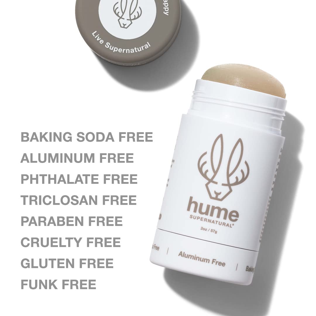 Hume Supernatural botanical ingredients display emphasizing probiotic plant benefits