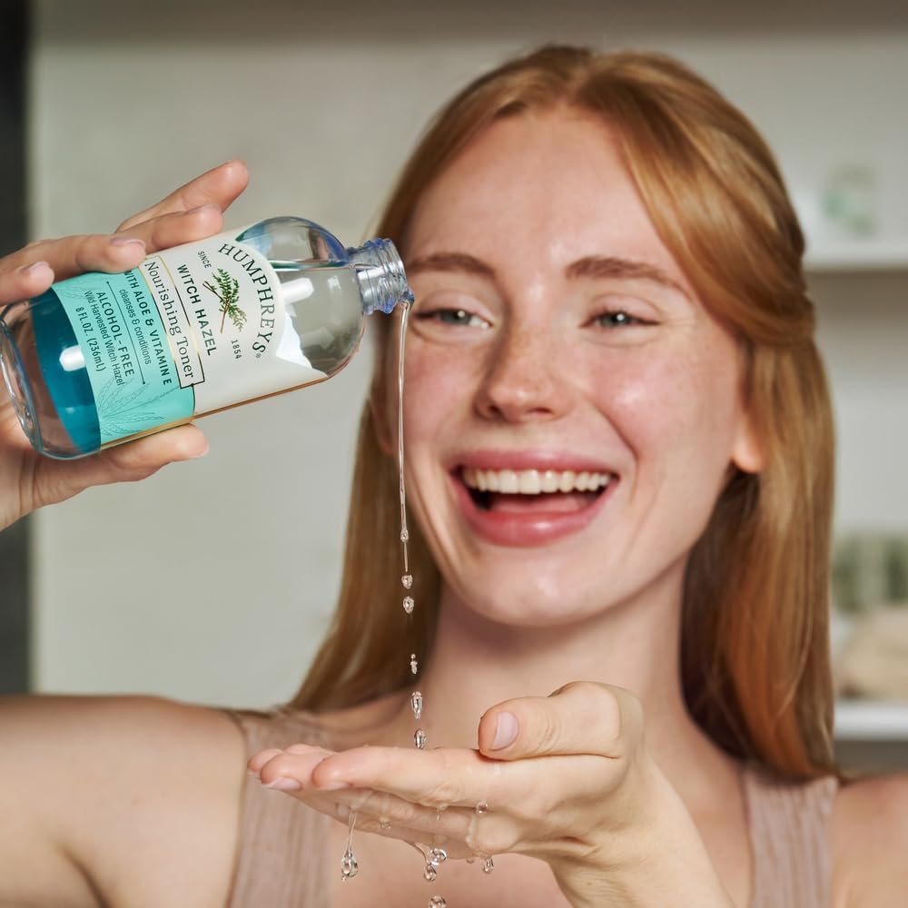Humphreys bottle held in hand to show 8 fl oz scale and travel-friendly size