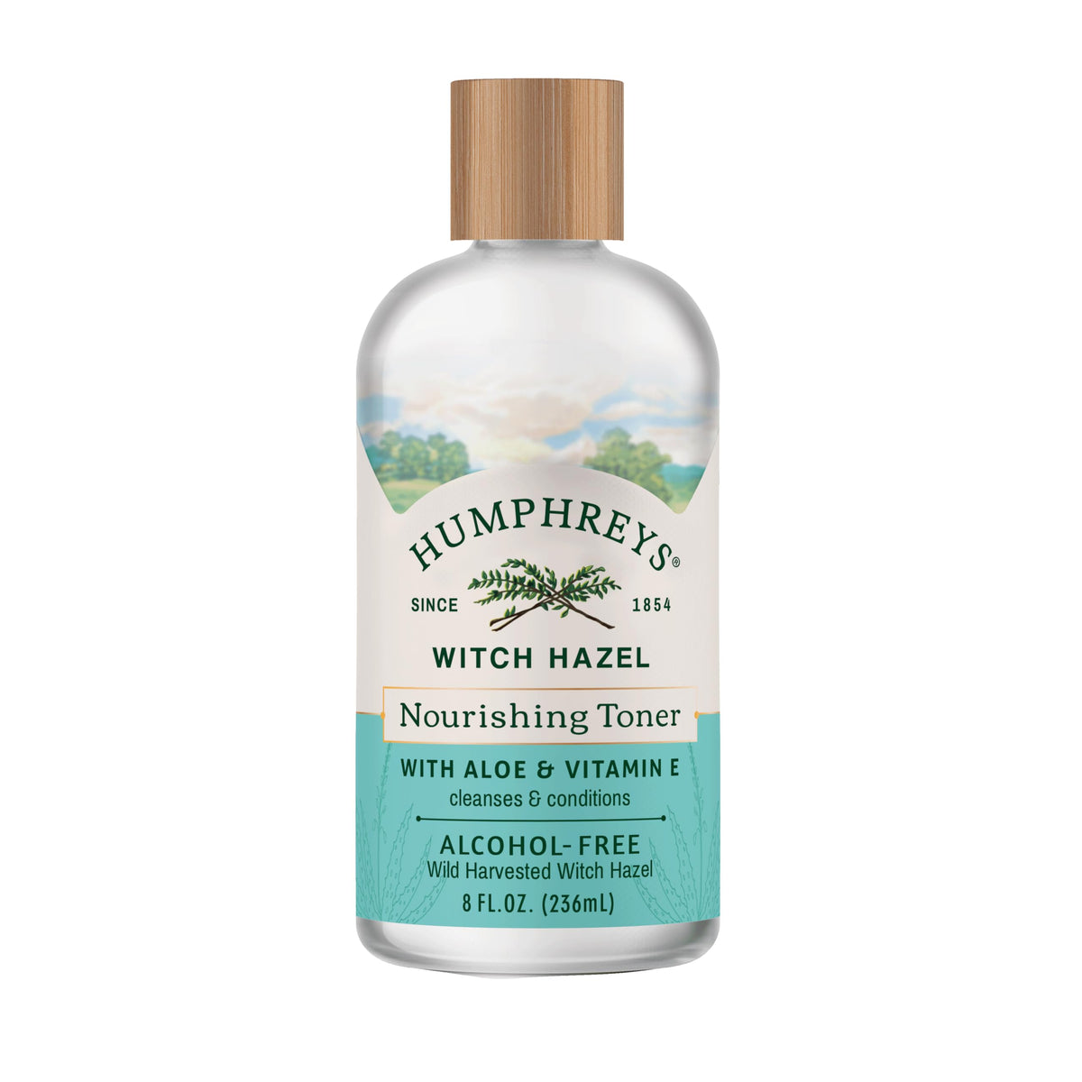 Humphreys front packaging showing clean bottle and natural branding for gentle toning