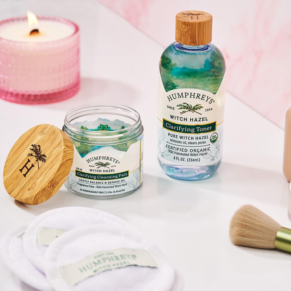 Humphreys USDA Organic and cruelty-free badges highlighting clean formula