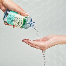 Humphreys recyclable bottle close-up highlighting eco-friendly packaging benefit