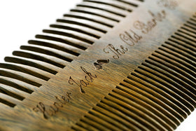 Hunter Jack travel grooming setup showing comb ready for on-the-go use
