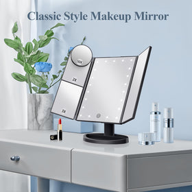 HUONUL mirror on vanity in bedroom demonstrating everyday use and tasteful decor fit