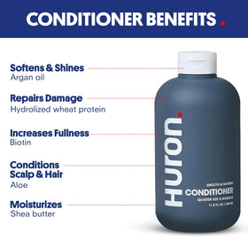 Huron ingredients label close-up highlighting clean, non-toxic formulation