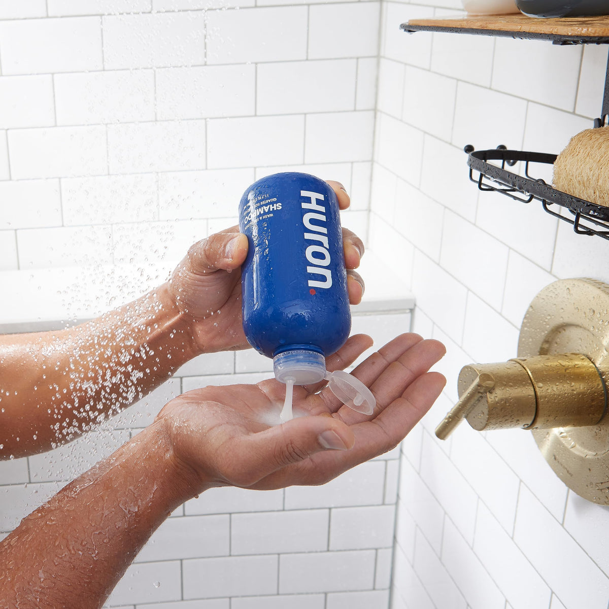 Huron after-wash smooth hair illustrating improved manageability benefit