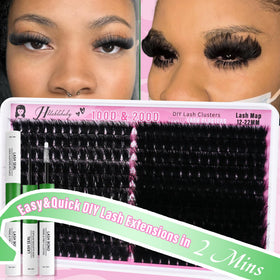 Hushlibaby evening look worn, showcasing lifted, dramatic volume without weight
