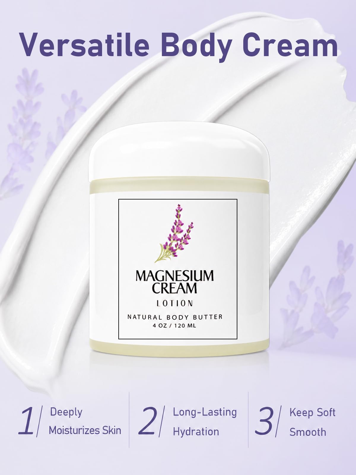 HUSPUR label close-up showing key ingredients magnesium and arnica benefits