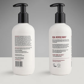 Hustle Butter label close-up displaying ingredient callouts and vegan cruelty-free status