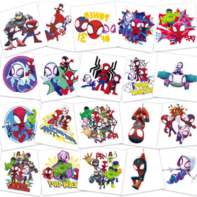 HUXICUI front packaging showing 60-piece set and kid-friendly designs, ideal for parties
