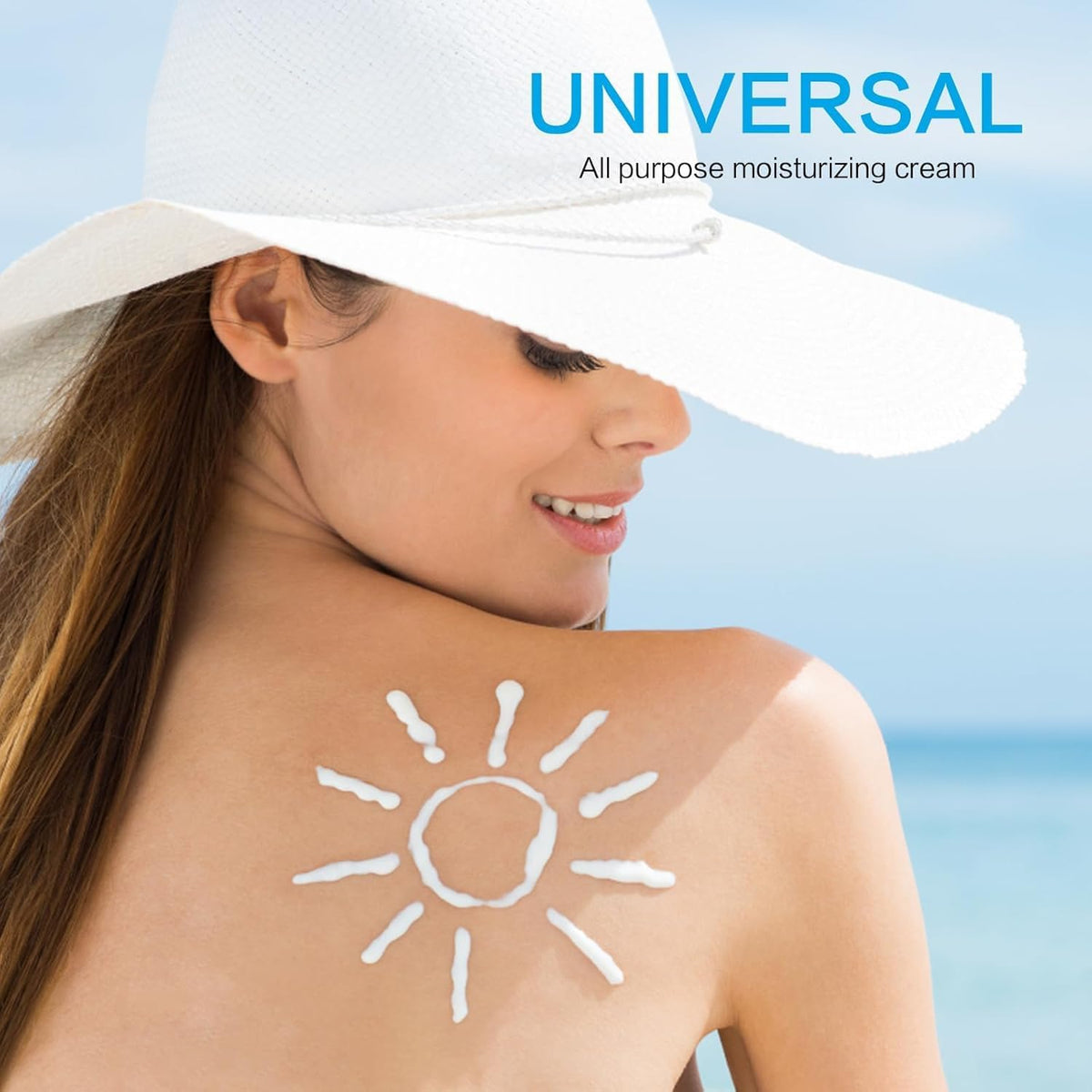 huxihom Centella sunscreen two 50ml tubes next to travel bag for portability benefit