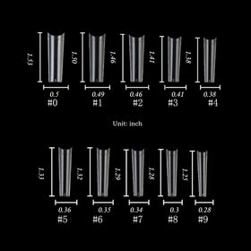 HWHUNO numbered box inserts showing 50 pieces per size for fast selection
