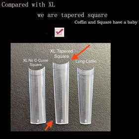 HWHUNO close-up of tip taper showing slim silhouette and easy blending