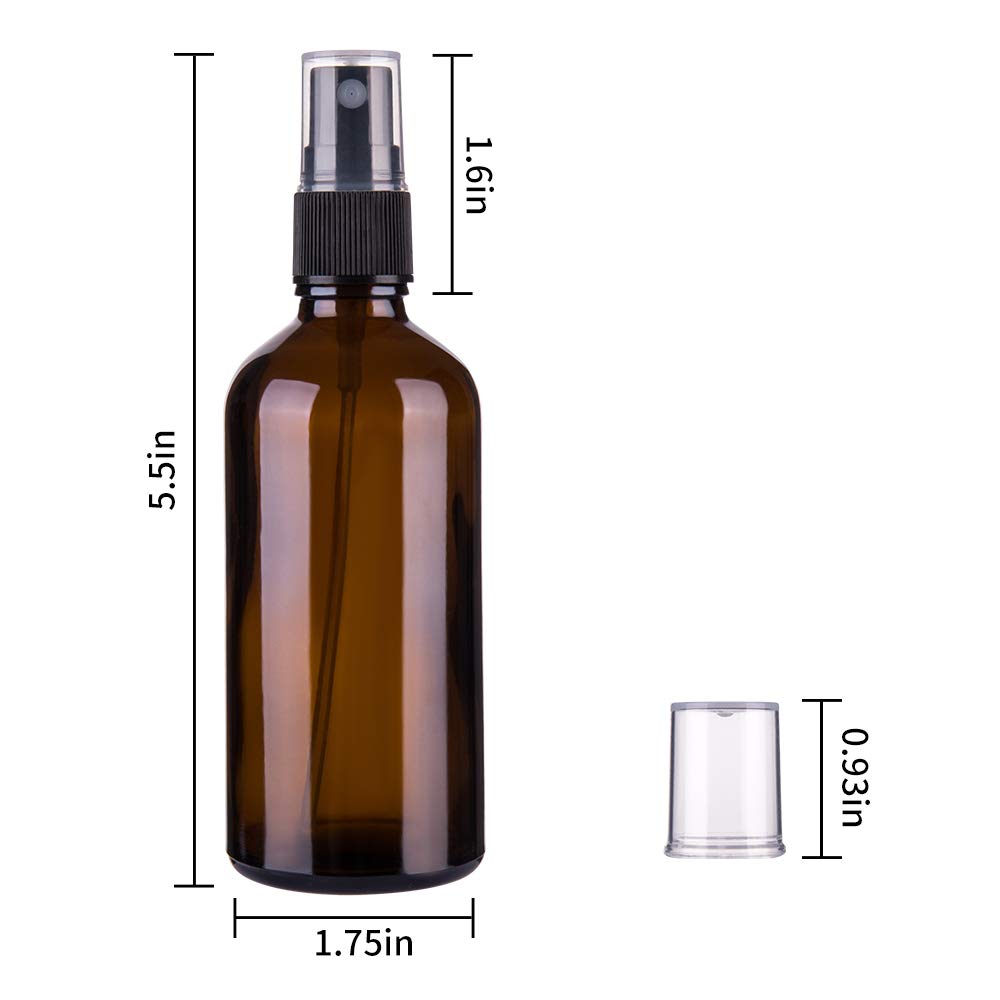 Hydior bottle held in hand to show 4oz scale and easy portability for travel
