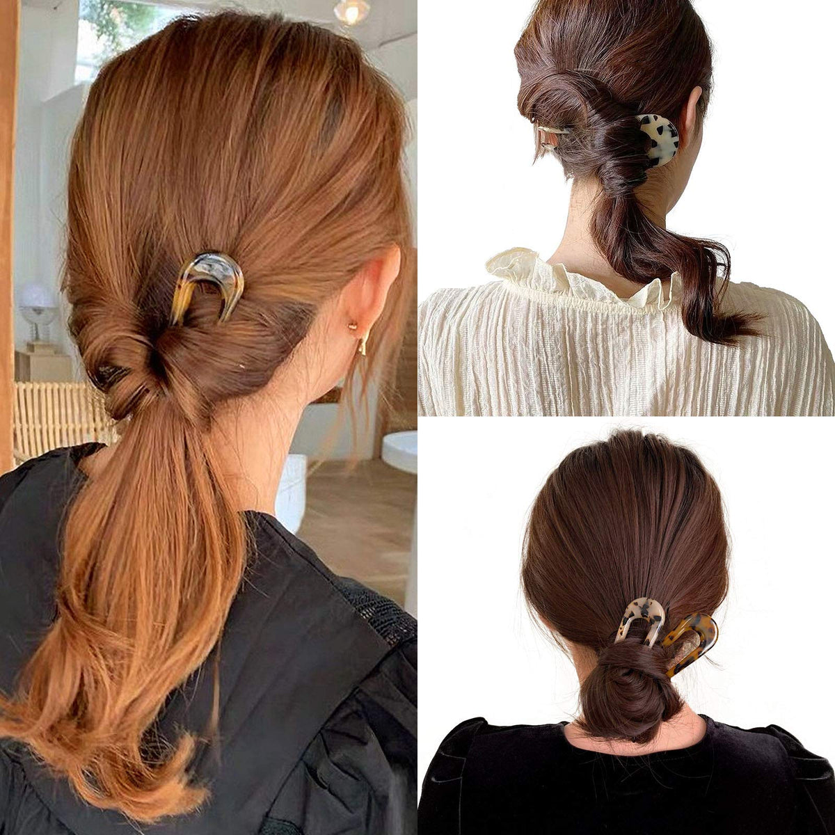HYFEEL hair fork used in elegant prom or wedding updo for refined styling