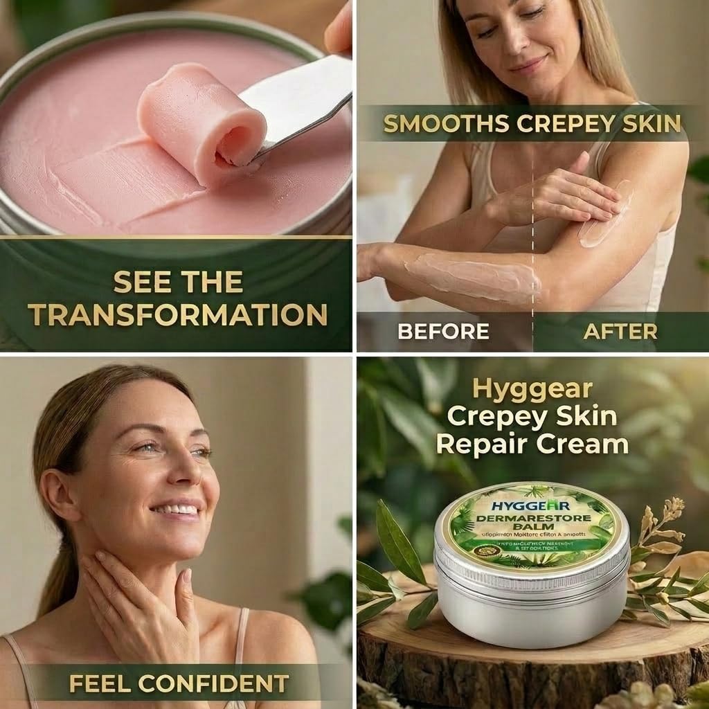 Hyggear Derma Restore on vanity illustrating daily routine convenience and calm