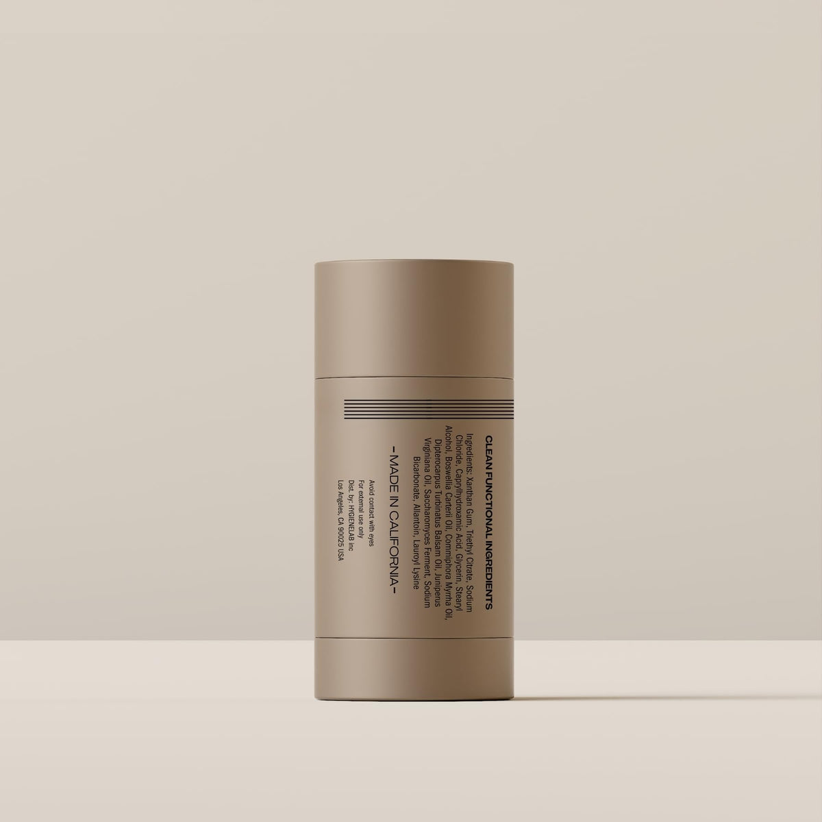 HygieneLab open twist-up stick demonstrating easy smooth application