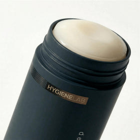 HygieneLab deodorant being applied underarm for all-day odor protection