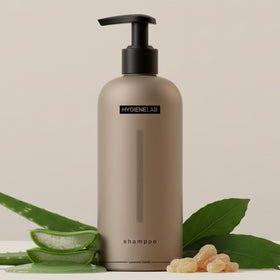 HygieneLab front bottle showing EWG Verified seal and clean design benefits safety