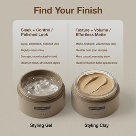 HygieneLab styled side profile showing matte finish and natural hold benefit