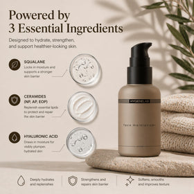 HygieneLab texture close-up on pump highlighting smooth non-greasy finish