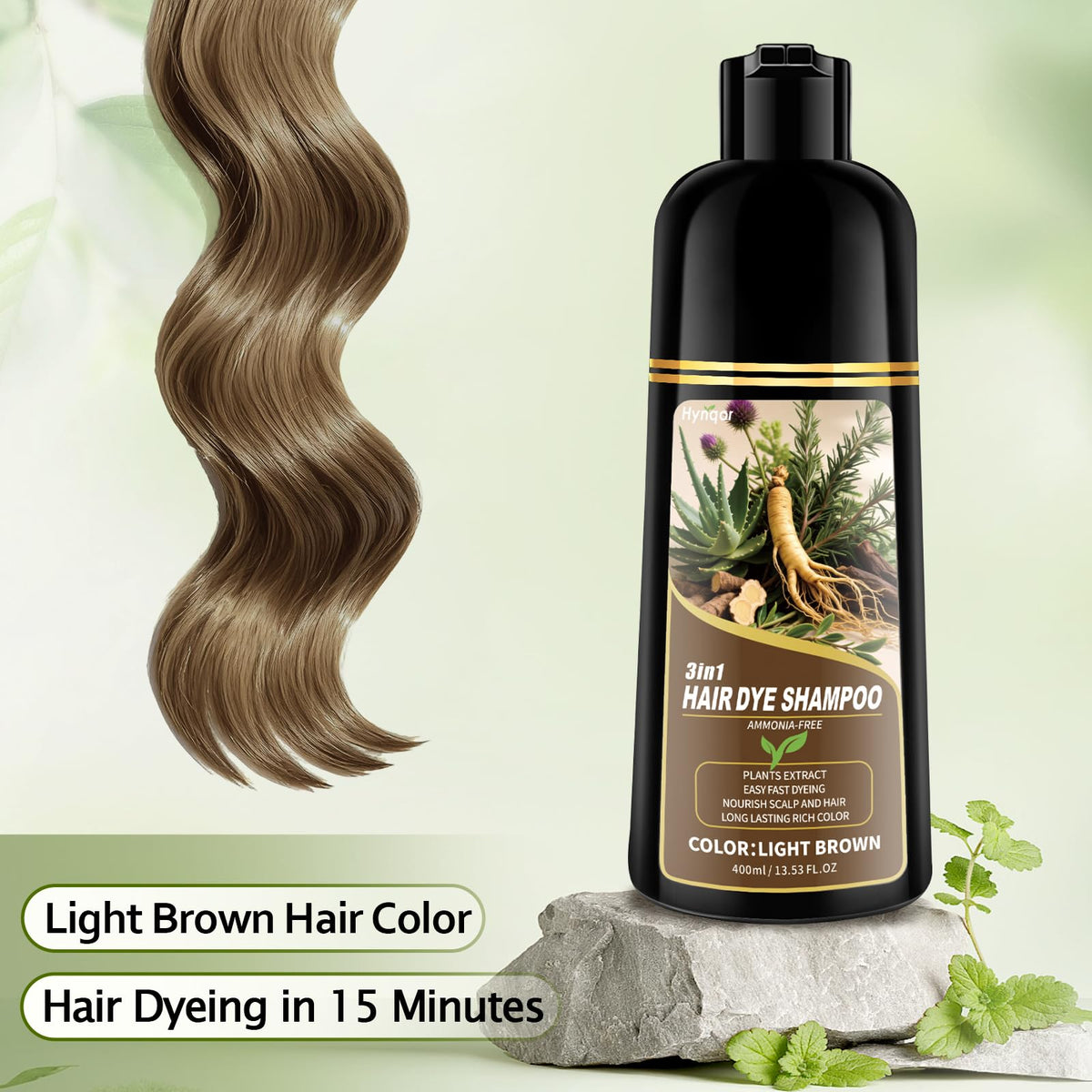 Hynqor creamy shampoo texture close-up demonstrating smooth, even application