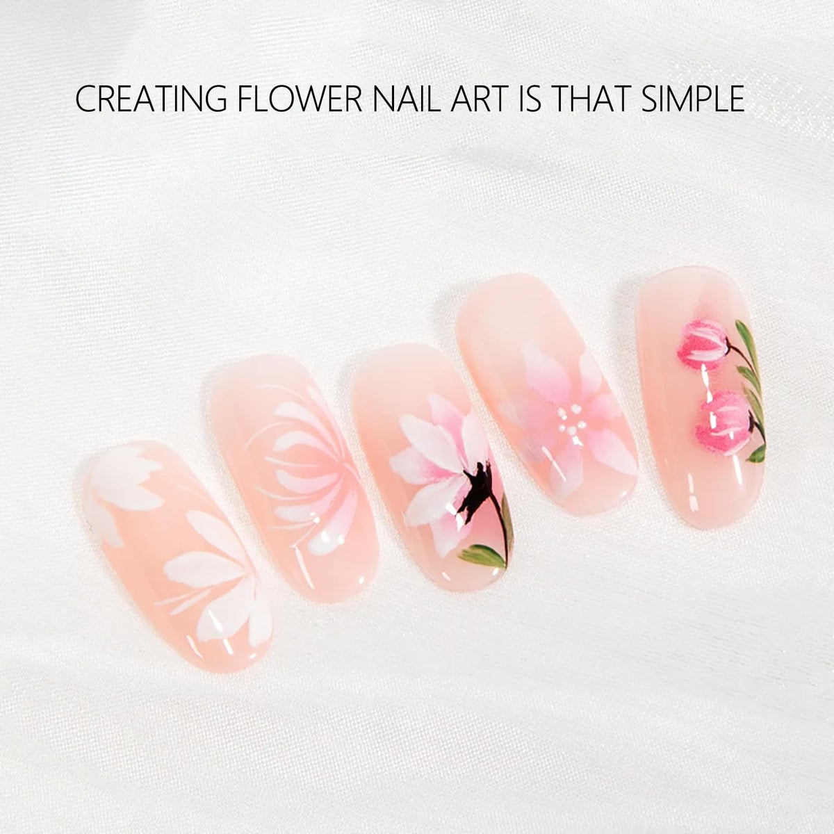 HYWWPFLAY pattern brush sculpting 3D acrylic relief for textured nail art