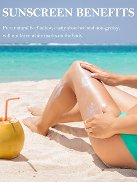 HZENPPOR on shoulder at the beach illustrating everyday outdoor protection