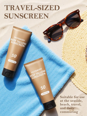 HZENPPOR splash test image showing water-resistant SPF 50 performance