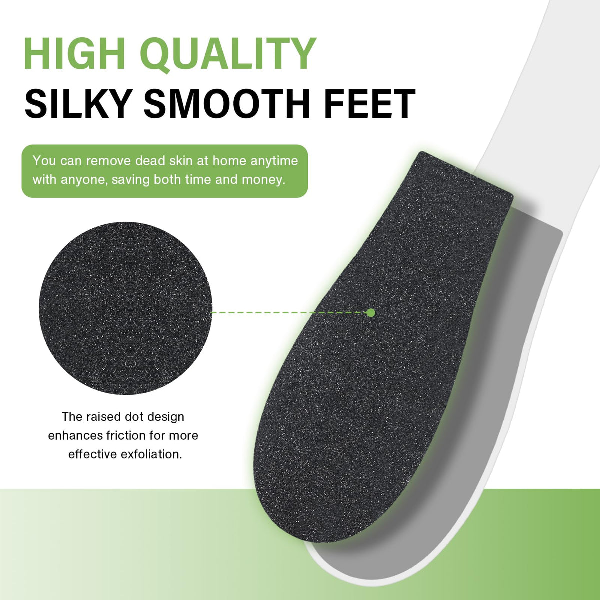 HZMM in-use pedicure shot removing calluses for softer feet