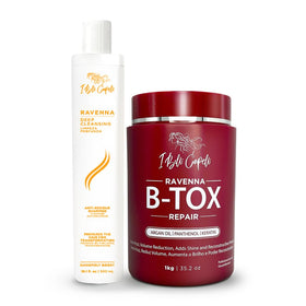 I Belli Capelli front packaging showing kit contents and clear benefits