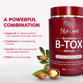 I Belli Capelli mask texture thick cream illustrating deep nourishment