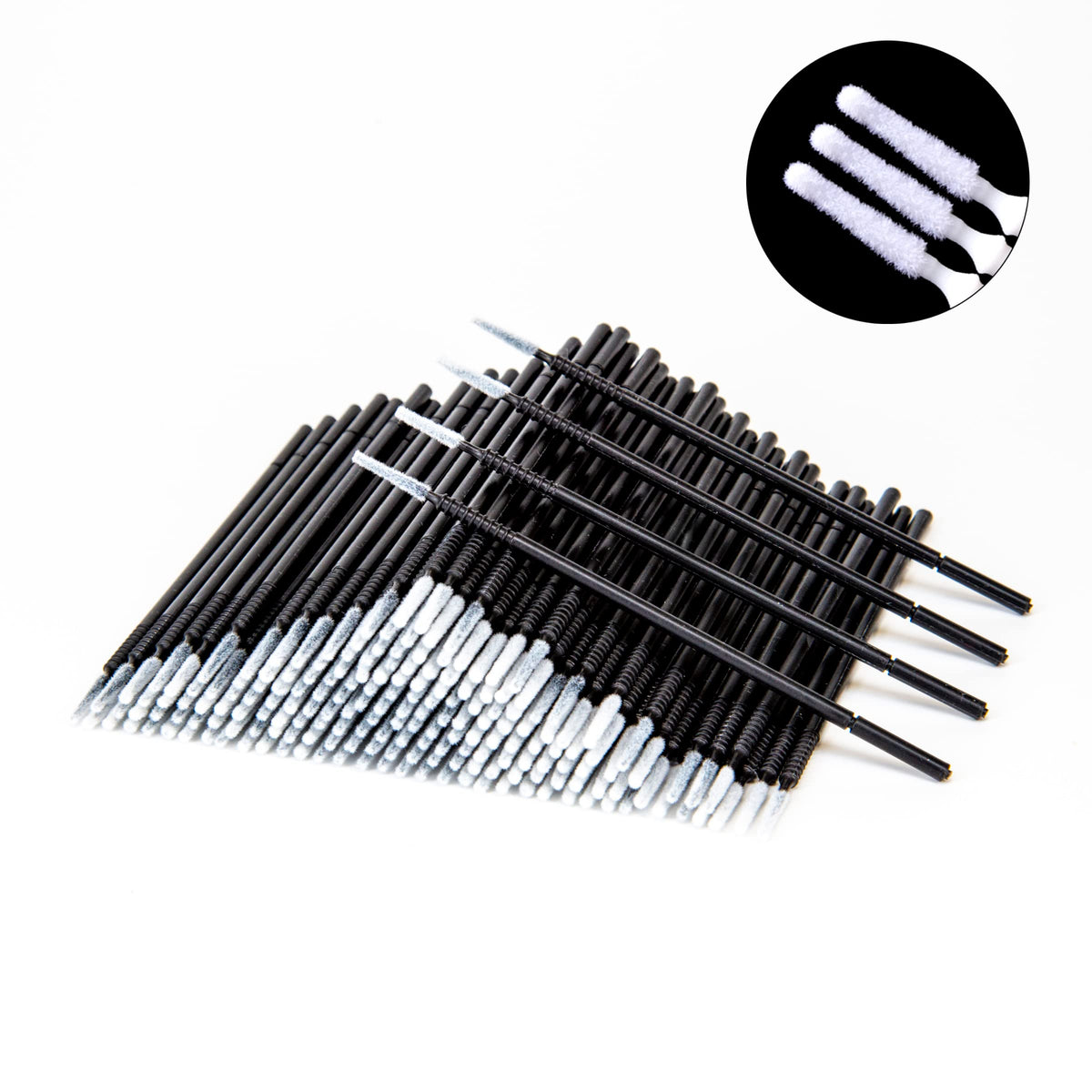 i-laesh front packaging showing 200 micro brushes for professional precision
