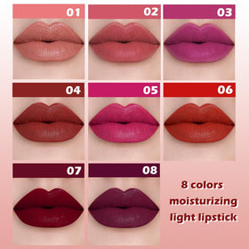IATMOMOD creamy texture swipe highlighting smooth pigment and moisturizing feel