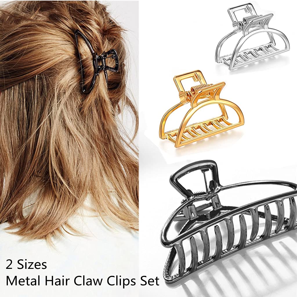 IAXSEE small half-bun clip side profile highlighting compact grip
