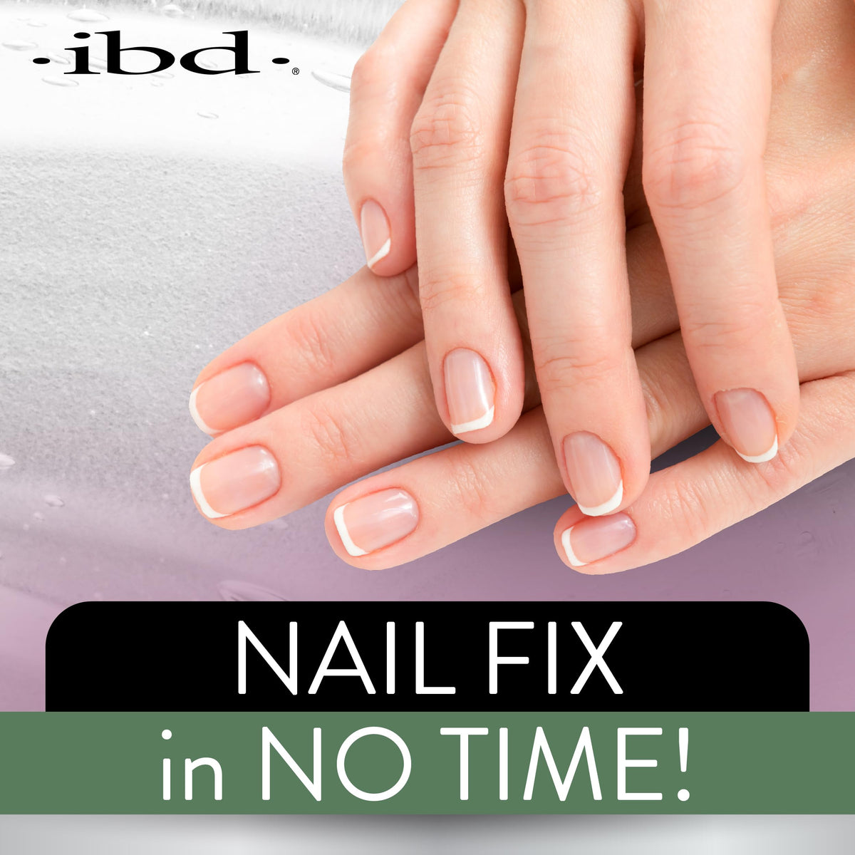 IBD brush application closeup demonstrating smooth polish-like glue spread for control