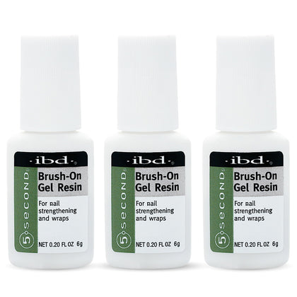 IBD front packaging showing three 6g bottles for quick nail repairs
