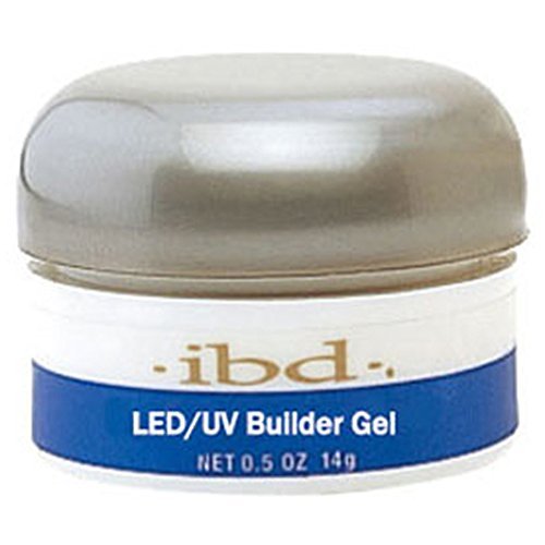 IBD clear builder gel jar front view showing salon-quality clarity and precise application