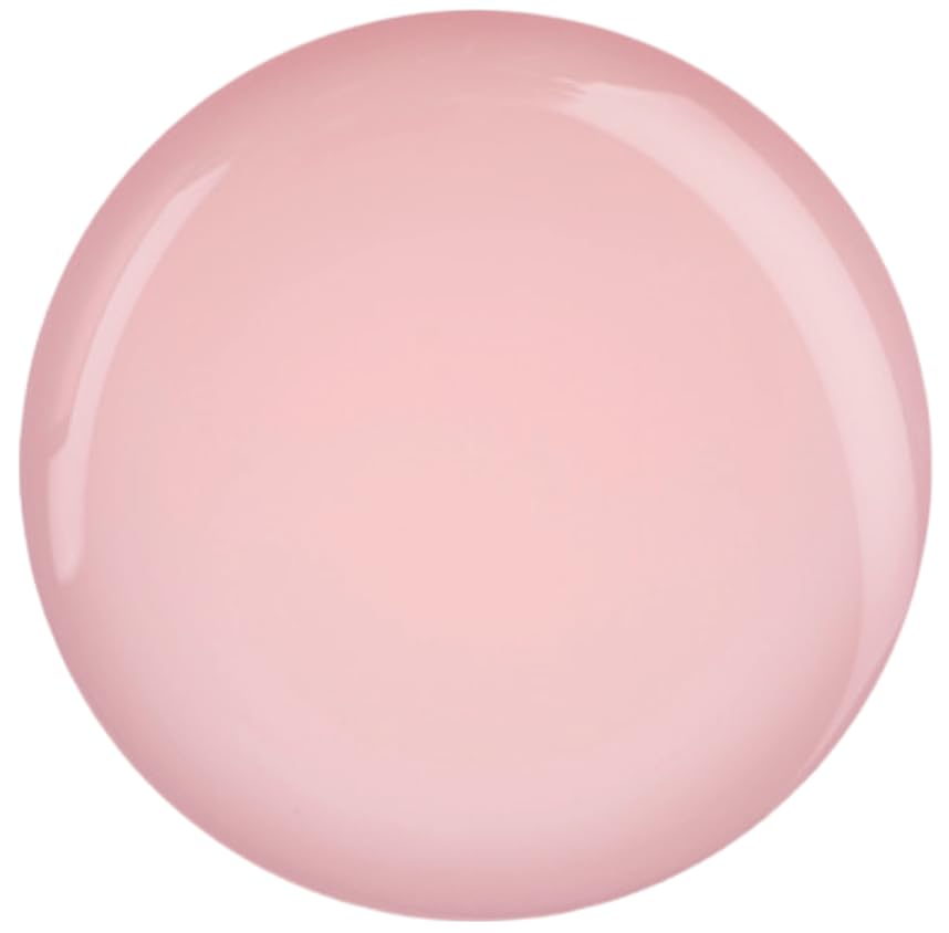 IBD texture close-up of pink gel demonstrating smooth self-leveling finish