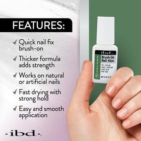 IBD nail repair before and after image showing repaired split nail strong hold benefit