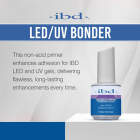 IBD primer being applied to a natural nail for improved adhesion