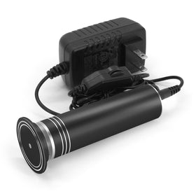 I·B·N G front view of electric callus remover showing compact design and ease